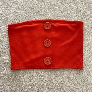 Urban outfitters red and orange tube top